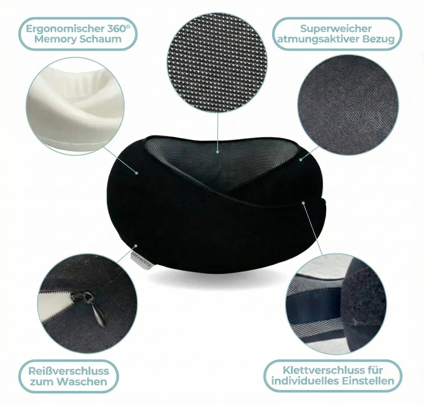 Reise-Nackenkissen + Schlafmaske - Nomova