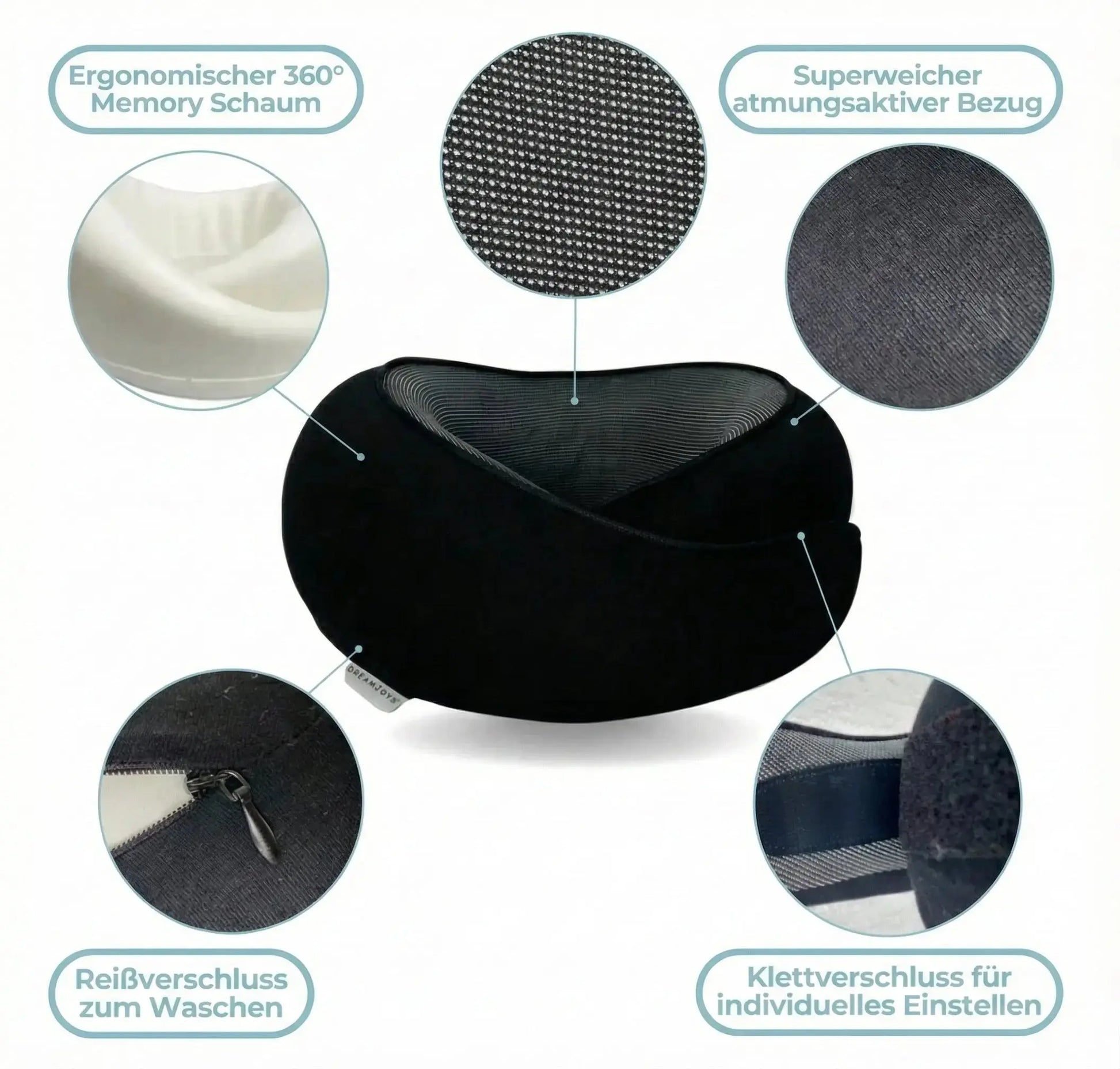 Reise-Nackenkissen + Schlafmaske - Nomova